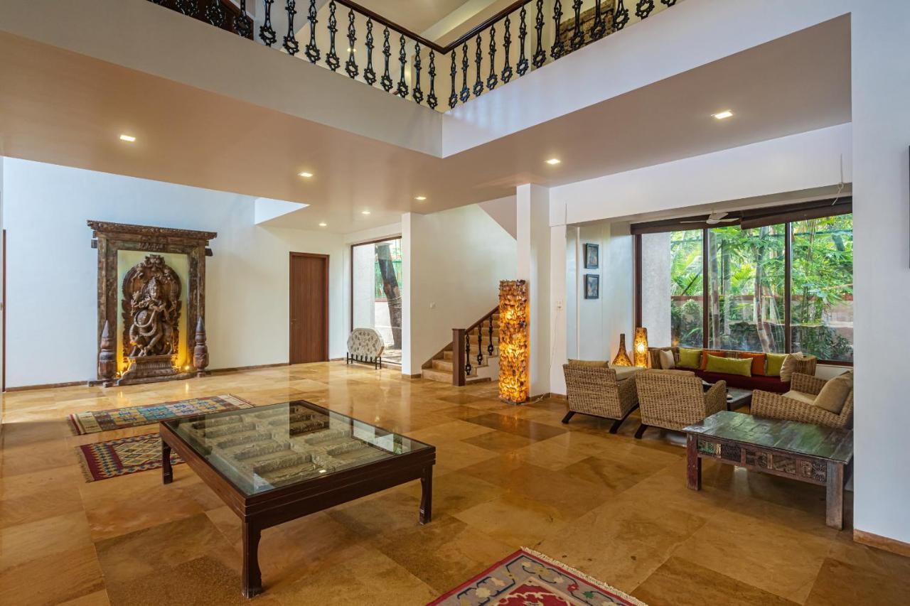 Saffronstays Casa Del Palms, Alibaug - Luxury Pool Villa With Chic Interiors, Alfresco Dining And Island Bar Алибаг Екстериор снимка